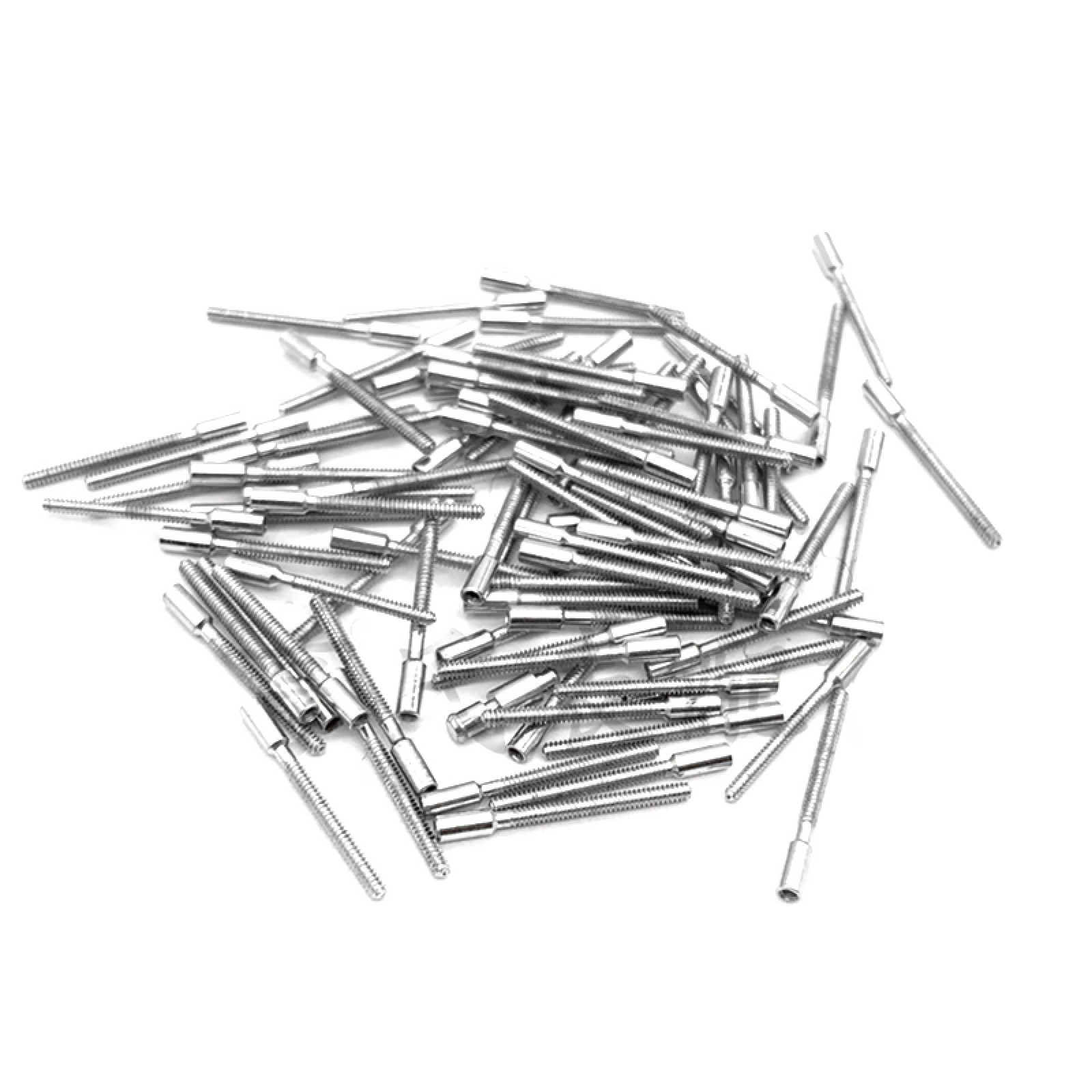 100pcs 0.9mm Stainless Steel Watch Winder Winding Stem Extensions Extenders Kit