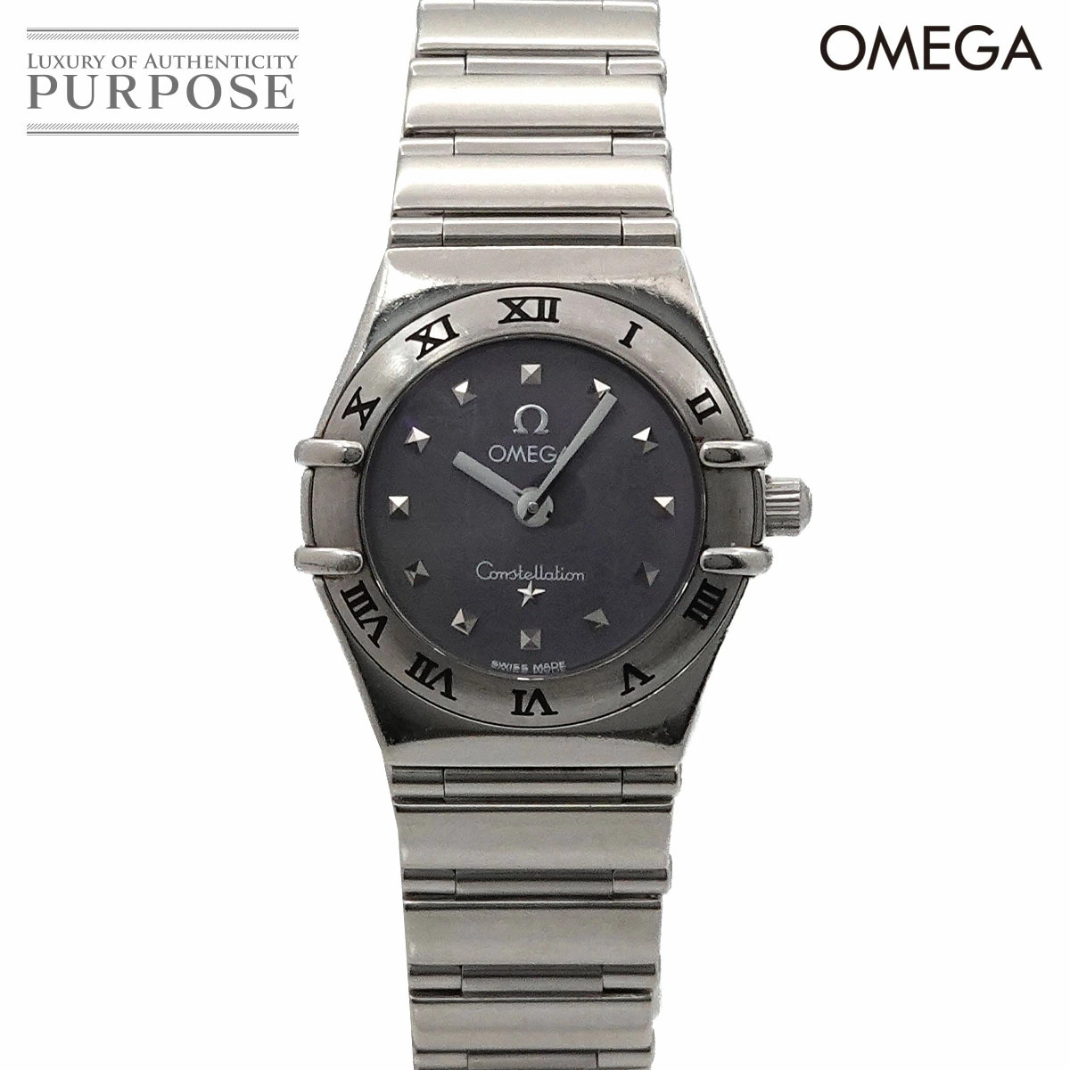 Omega Constellation Mini My Choice 1561.51 Gray Quartz Ladies