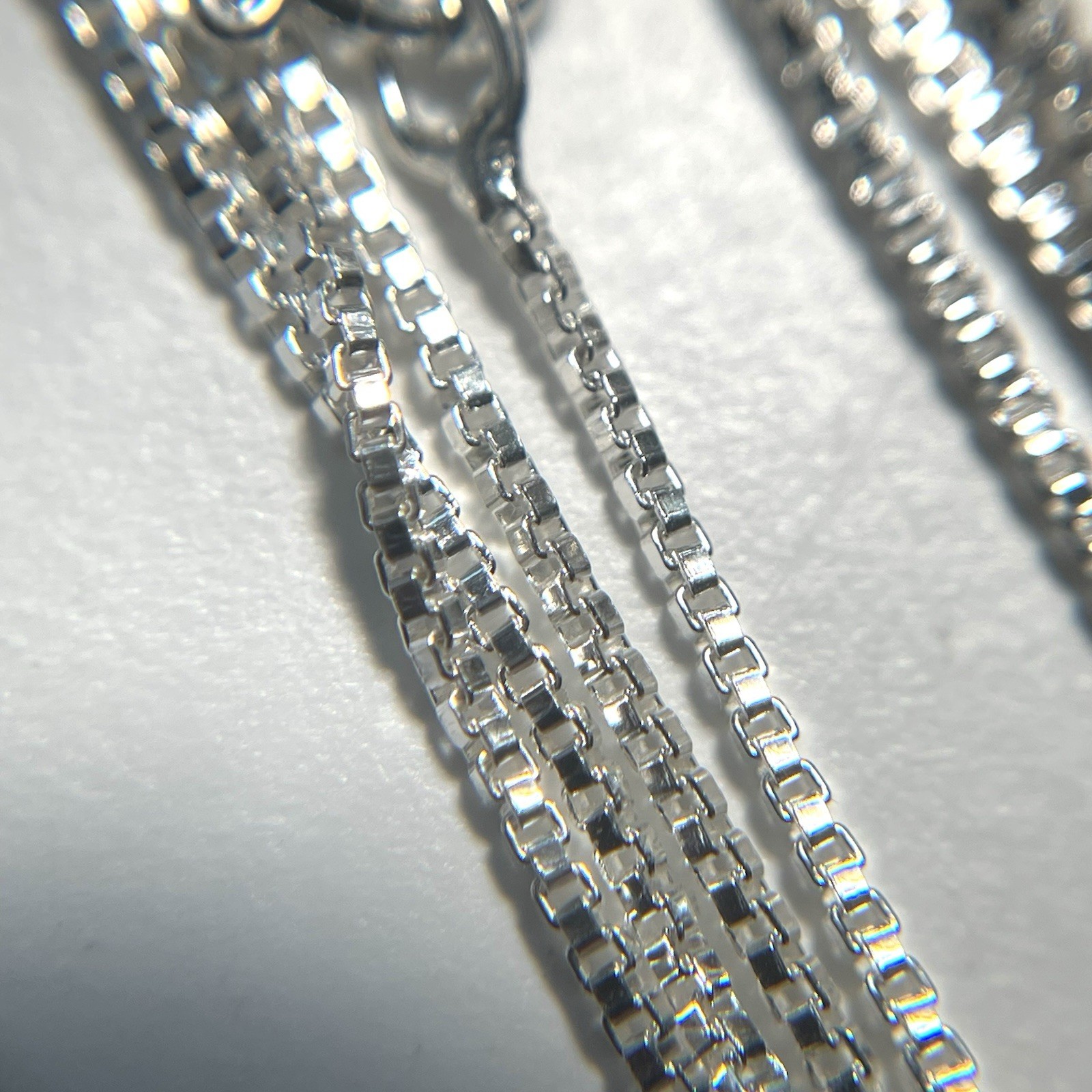 Sterling Silver .925 Box Chain 24” Length 1MM Width Necklace Dainty Stacker NEW