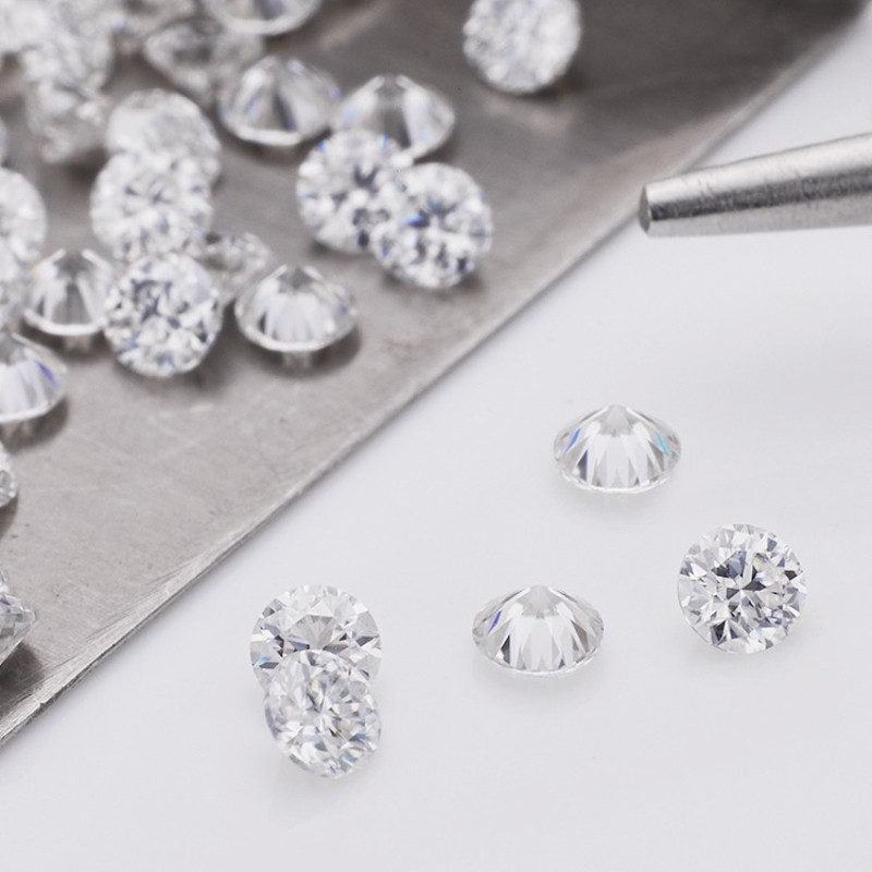 High Quality D Color Round 0.8-10mm VVS1 Moissanite Loose GRA Factory Directly