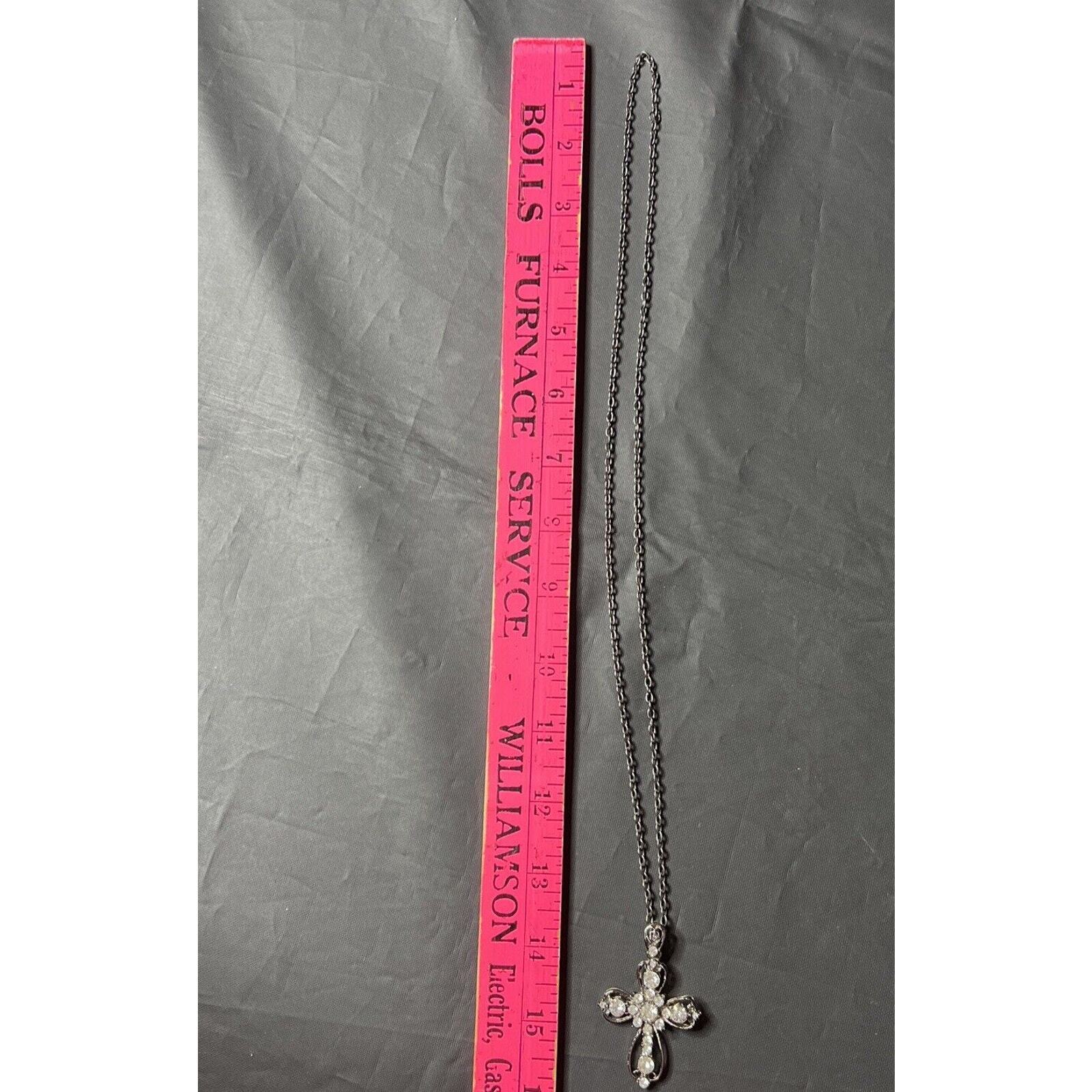 Lot Of Three Simple Simple Necklaces – Cross Classy 16, 20 & 36 Inches