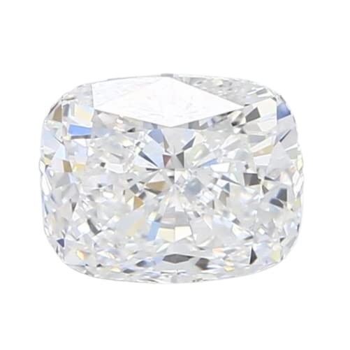 Loose CVD Lab Grown Diamond 6.50 mm Cushion D Color IF CLARITY Certified Diamond