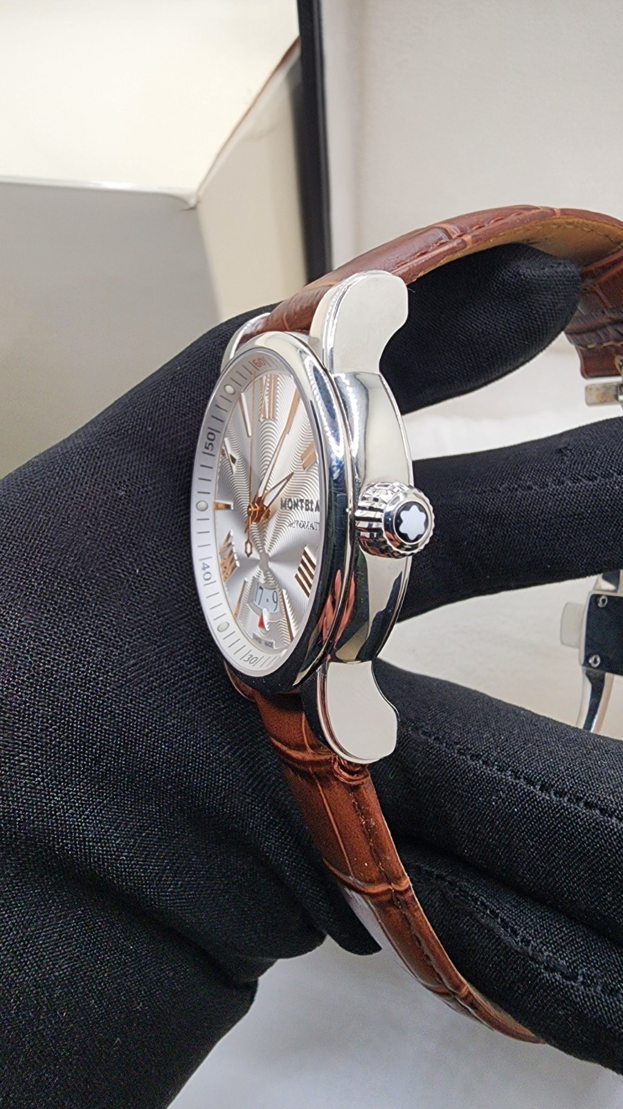 Montblanc Star 4810 Date Automatic 7102 Silver Dial 40mm w/ Box 105858