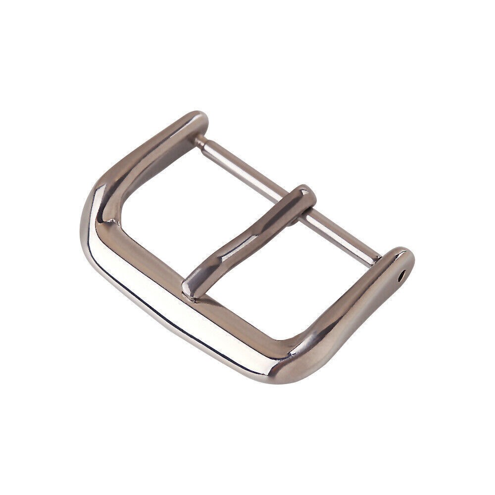 8mm-24mm Pin Clasp Stainless Steel Replace Watch Parts Watchband Buckle Polished