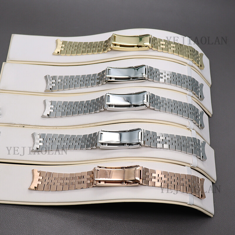 20mm Watch Strap Safety Folding Buckle Men’s Watchband Parts Wristwatch Band