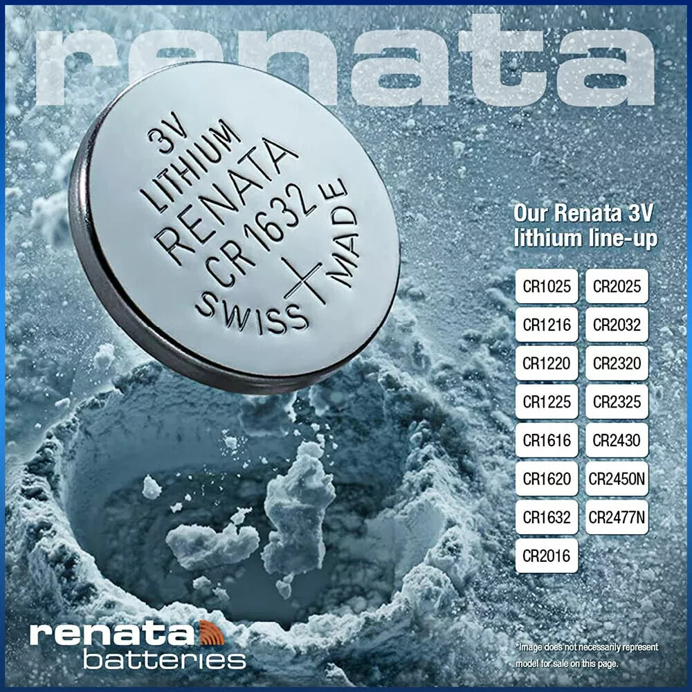 RENATA WATCH BATTERIES ⭐BUY 2 GET 1 FREE⭐ 377 371 364 CR 2032 2025 ✅ALL BATTERY✅