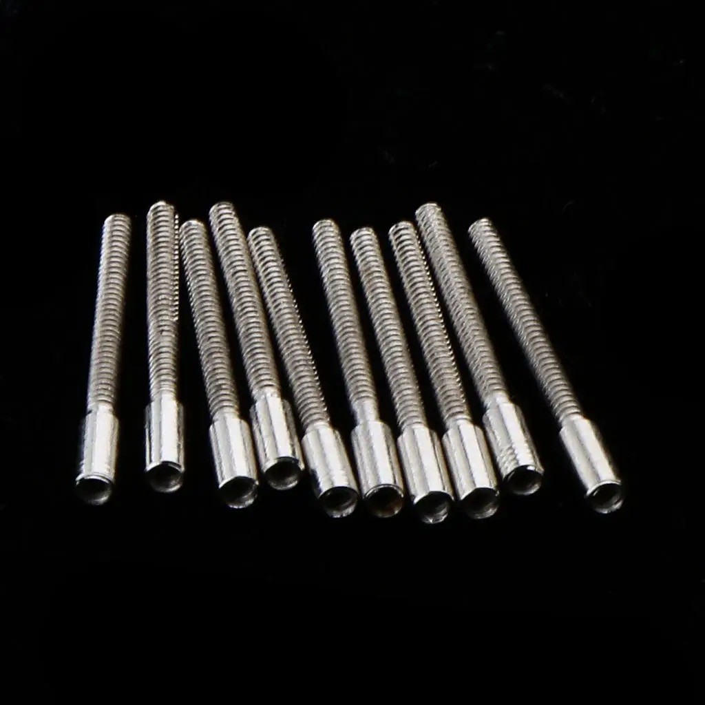 10pcs Watch Crown Stem Extensions 0.9mm Thread Repair Extender Kit