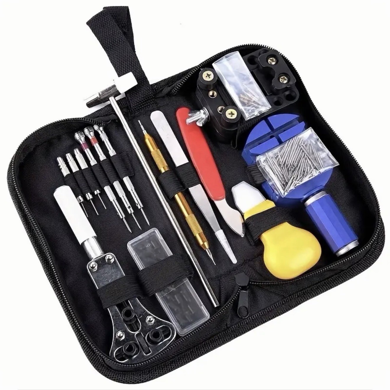Watch Repair Tool Kit Link Remover Case Opener Battery Replacement Set