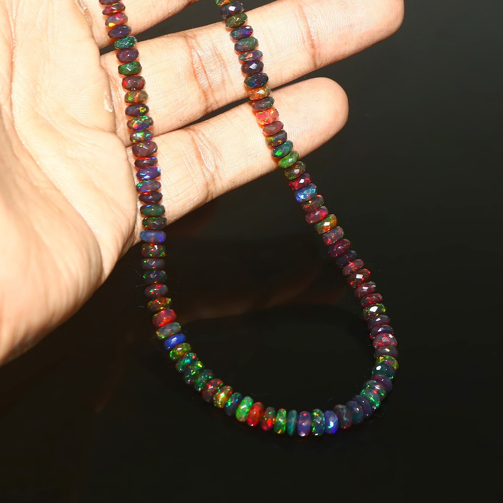 Top Quality Opal Beads Rondelle Opal Beads Genuine Opal Gift For Women 197