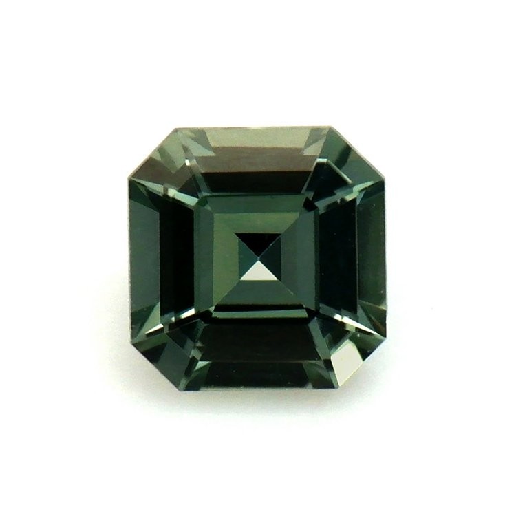 Ceylon (Sri Lanka) Asscher – Octagon Green Sapphire 0.23CT