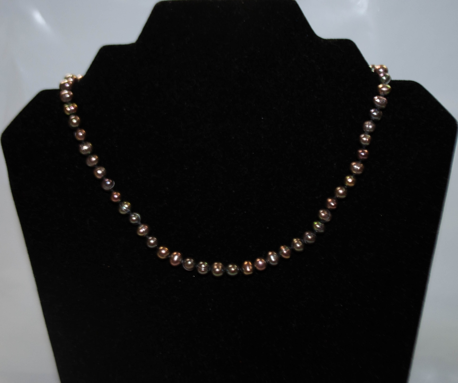New Gray Mother of Pearl Silk Strand Necklace Bracelet or Earrings Choose