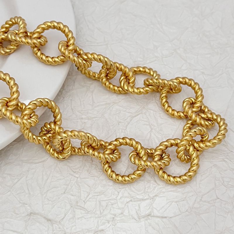 Tory Burch Rope Textured Chain Collar Necklace