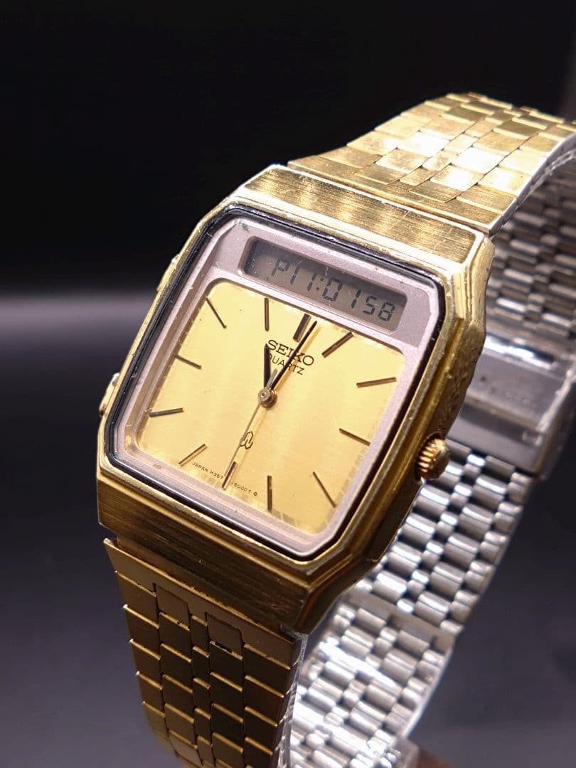 Operational SEIKO H357 5000 Digital Analog Hybrid