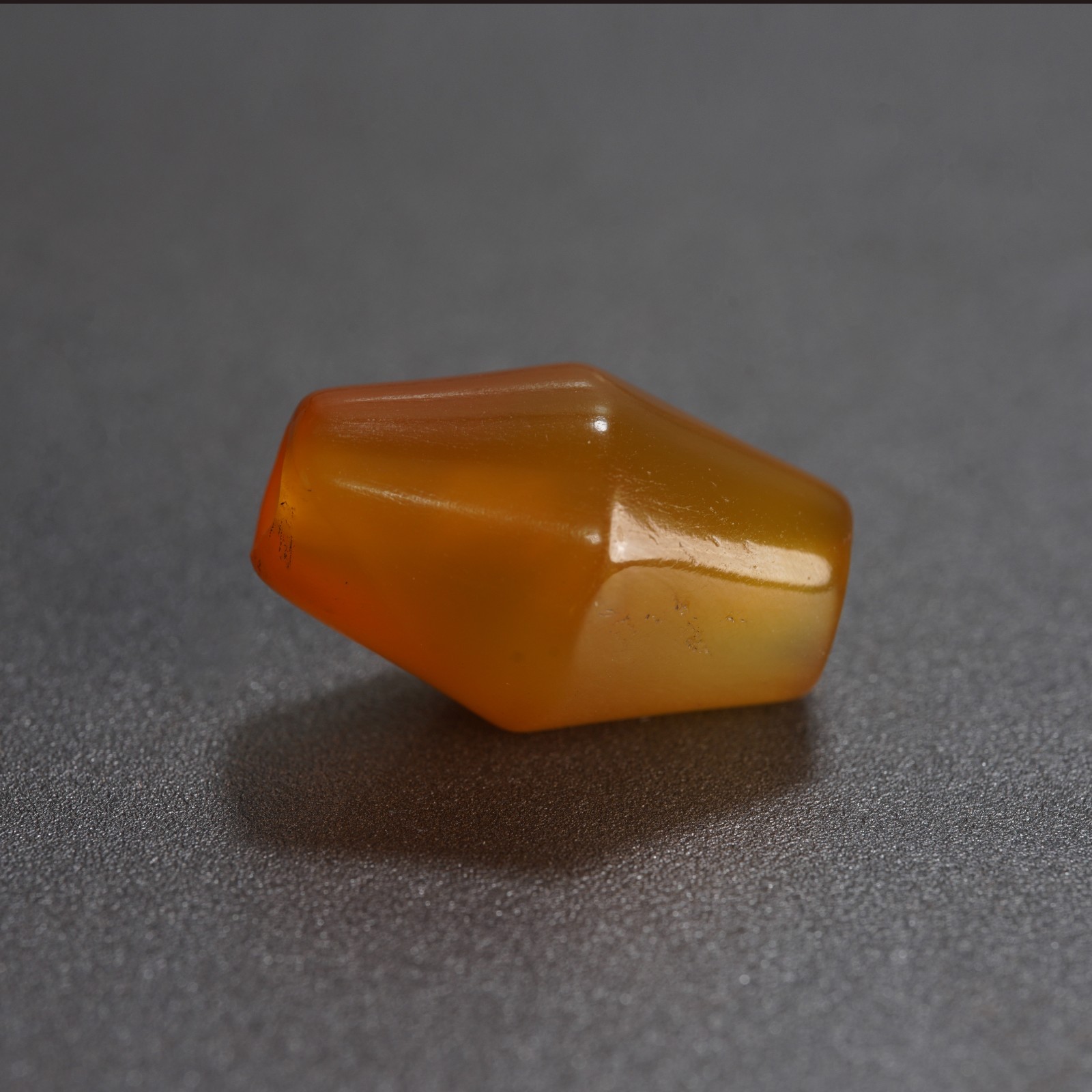 Hand Polished Banded Agate, Vintage Old Energy Stone Beads for Craft 5.8g