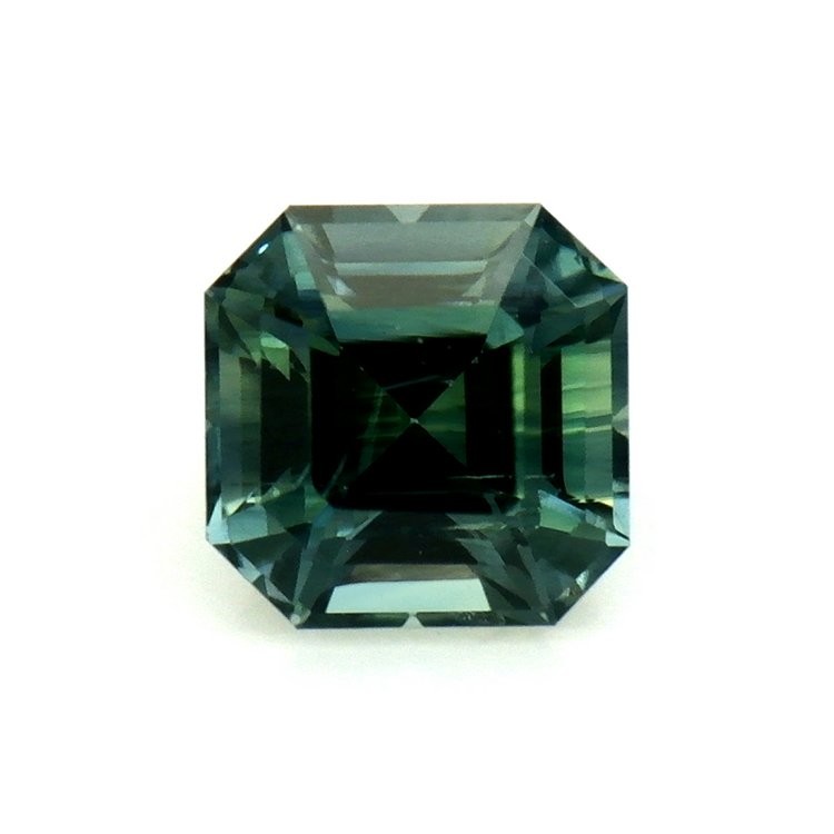 Ceylon (Sri Lanka) Asscher – Octagon Green Sapphire 0.28CT