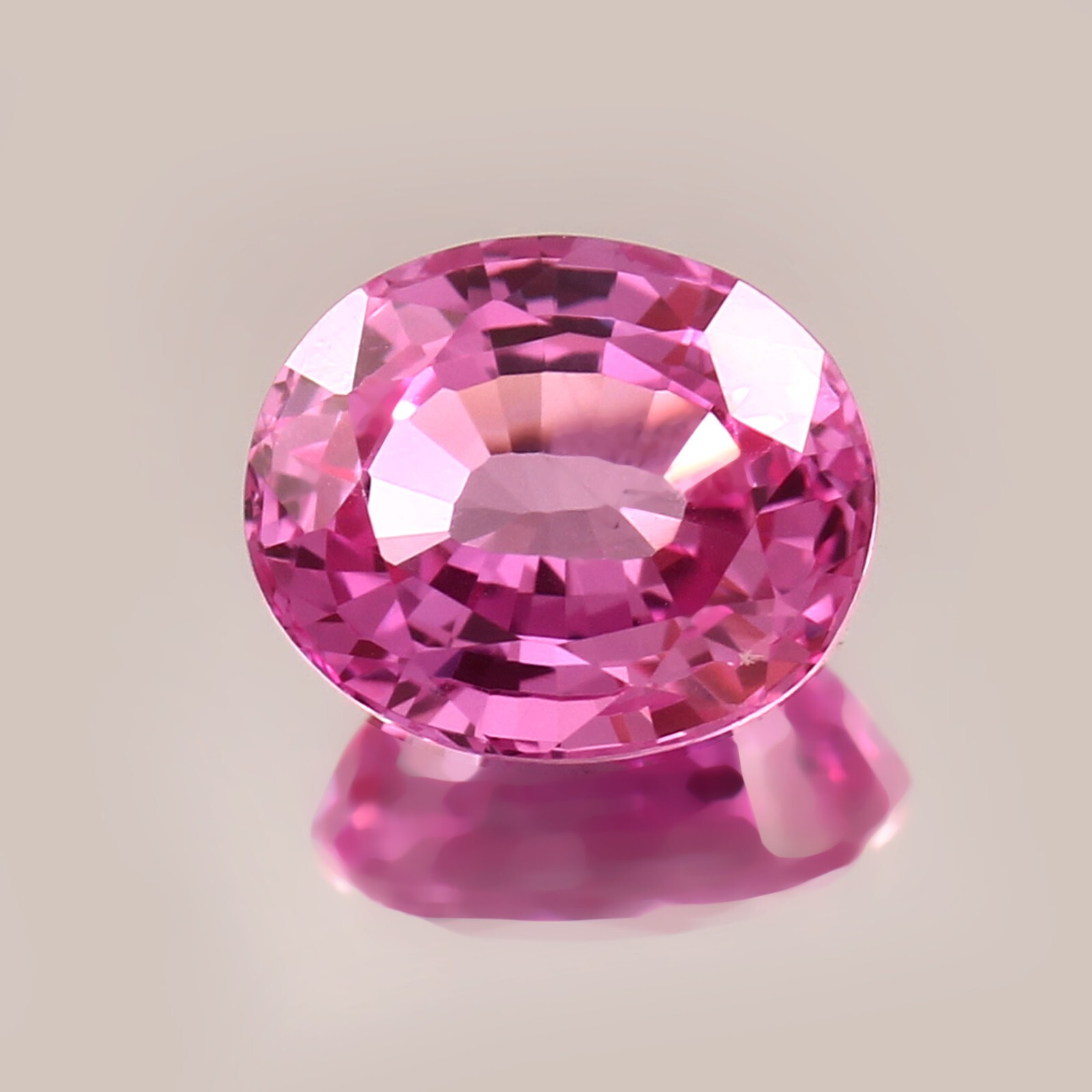 AAA Natural Ceylon Pink Sapphire Loose Oval Gemstone Sri Lanka Cut 12×10 MM