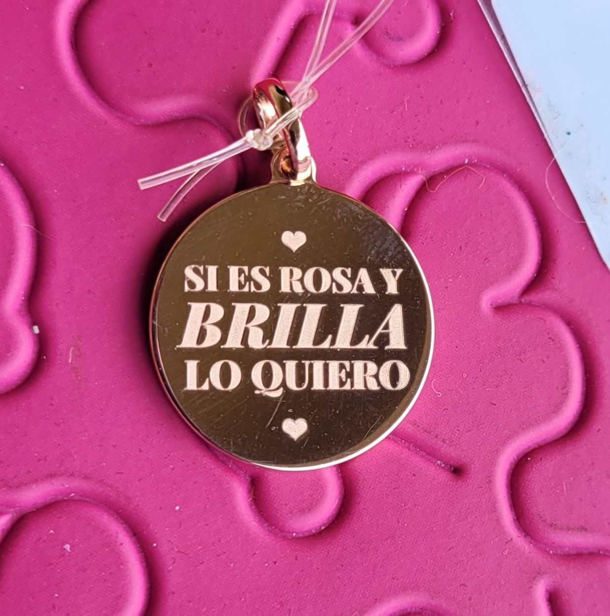 Tous 18kt Rose Vermeil Round Shaped Pendant La Vecina Rubia NWT Mother’s Day