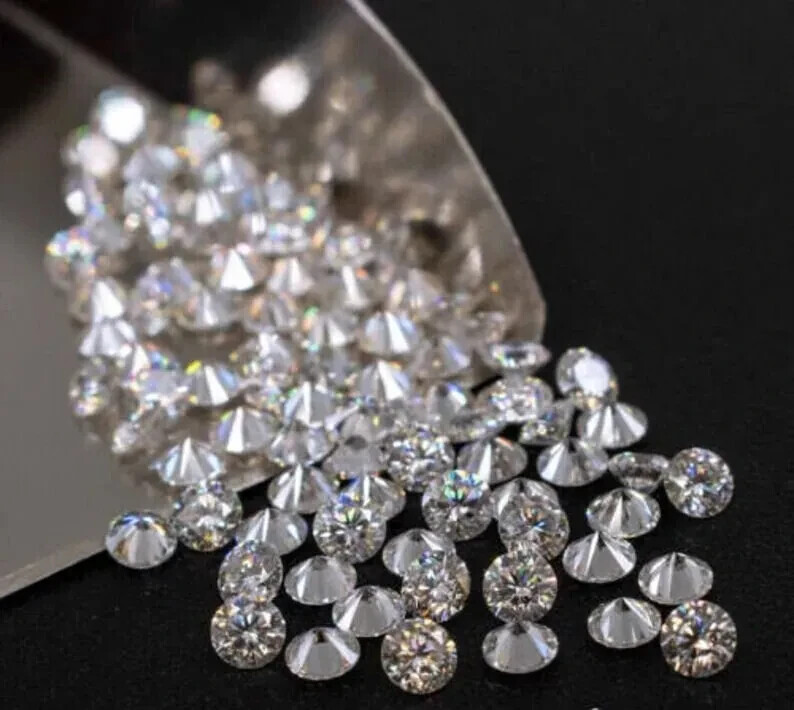 180 Pcs Loose Lab-Grown CVD Diamond LOT 1.00 mm D Color IF CLARITY Certified
