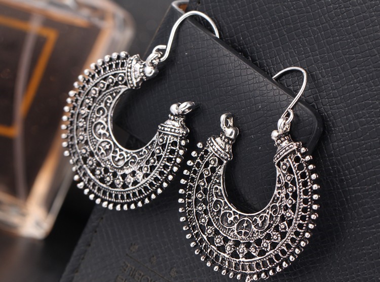 Vintage Silver Dangle Earrings