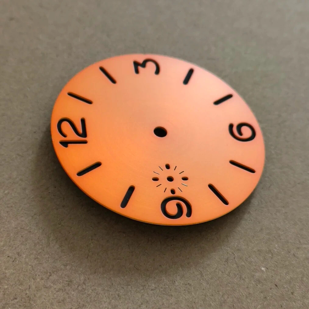 39mm orange dial Thickness 0.8mm for ST3600 ETA6497 movement none luminous