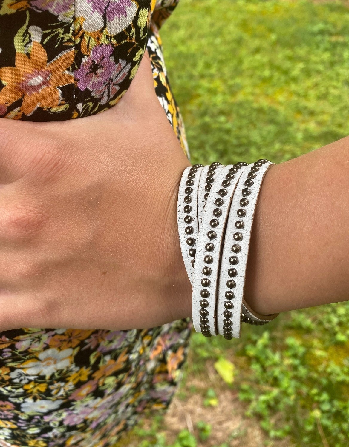 Wholesale Studded Leather Wrap Bracelets Multi Color Pack – 14 Pack