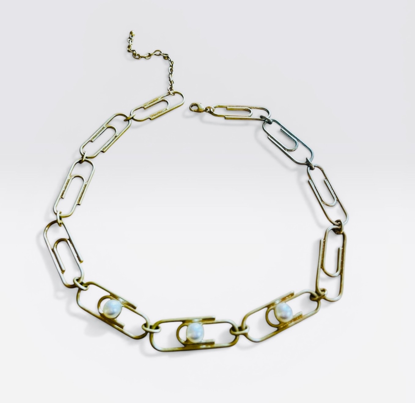 Vintage Paperclip Necklace