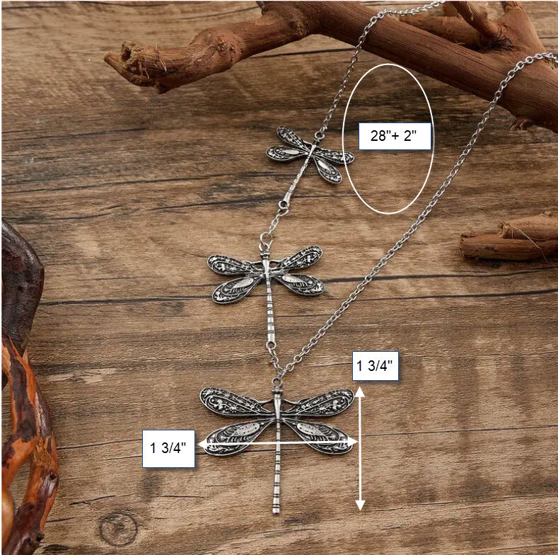 BRIGHTON BEACH Dragonfly Pendant Necklace