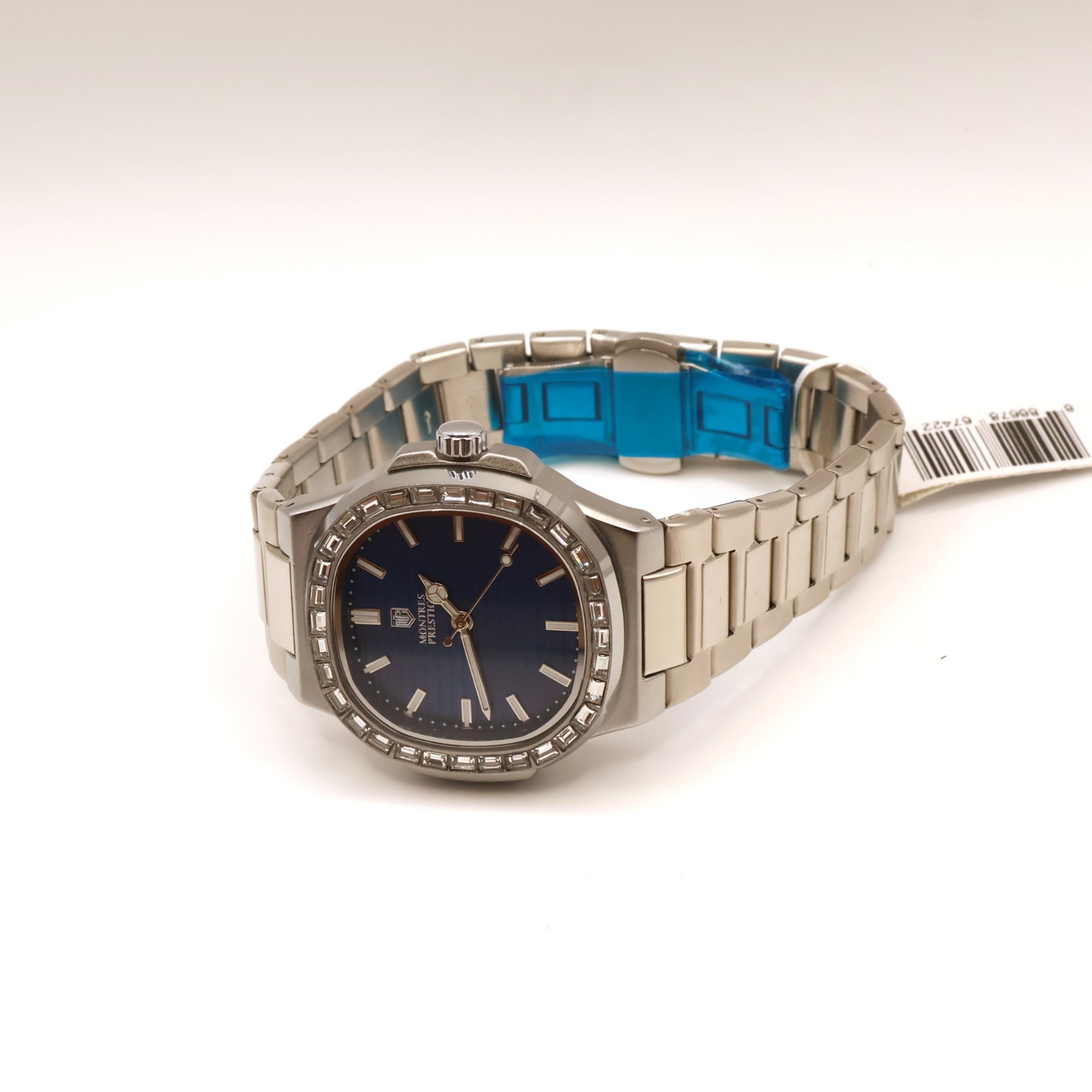Montres Prestige × Invicta MPW-0326 Crystal Horizon 42mm Blue Textured Dial SS