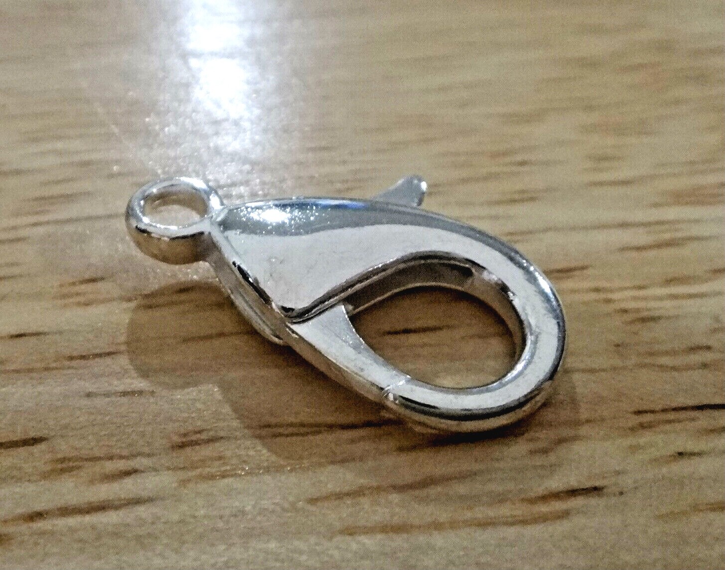 XLarge Silver 12x23mm Round Trigger Balloon Lobster Clasp to fix jewelry