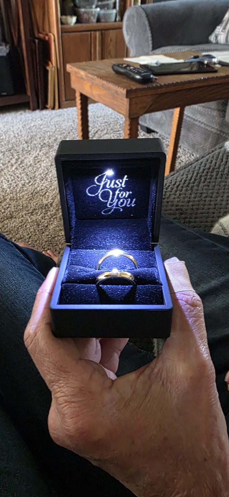 set of rings Very New Tungsten Steel