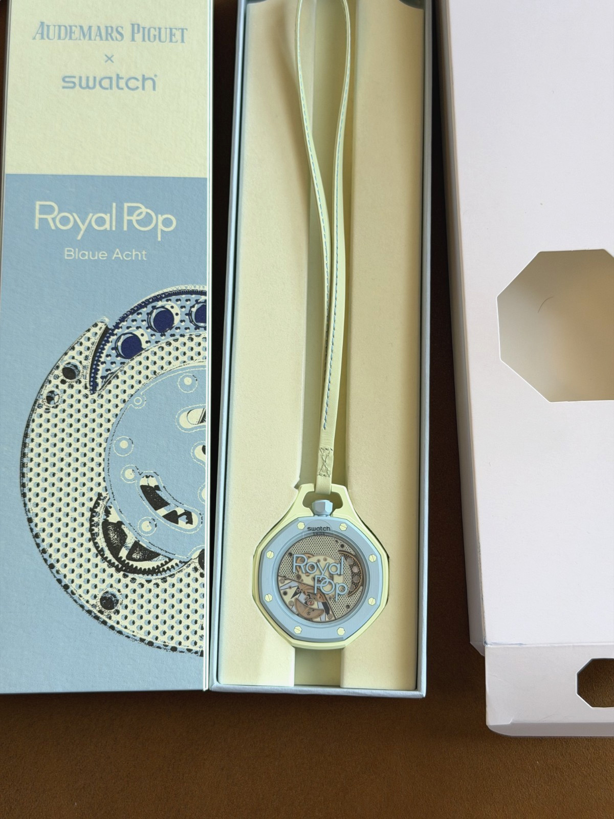 Swatch × Audemars Piguet Royal Pop “Blaue Acht” — Ref. SSX03L101N