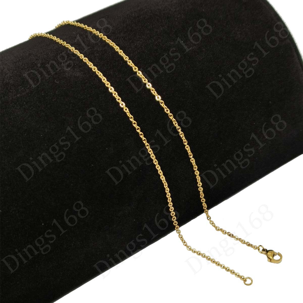 Designer Inspired 18K Yellow Gold Filled 16″- 24″ 2MM Cable Chain Necklace K146G