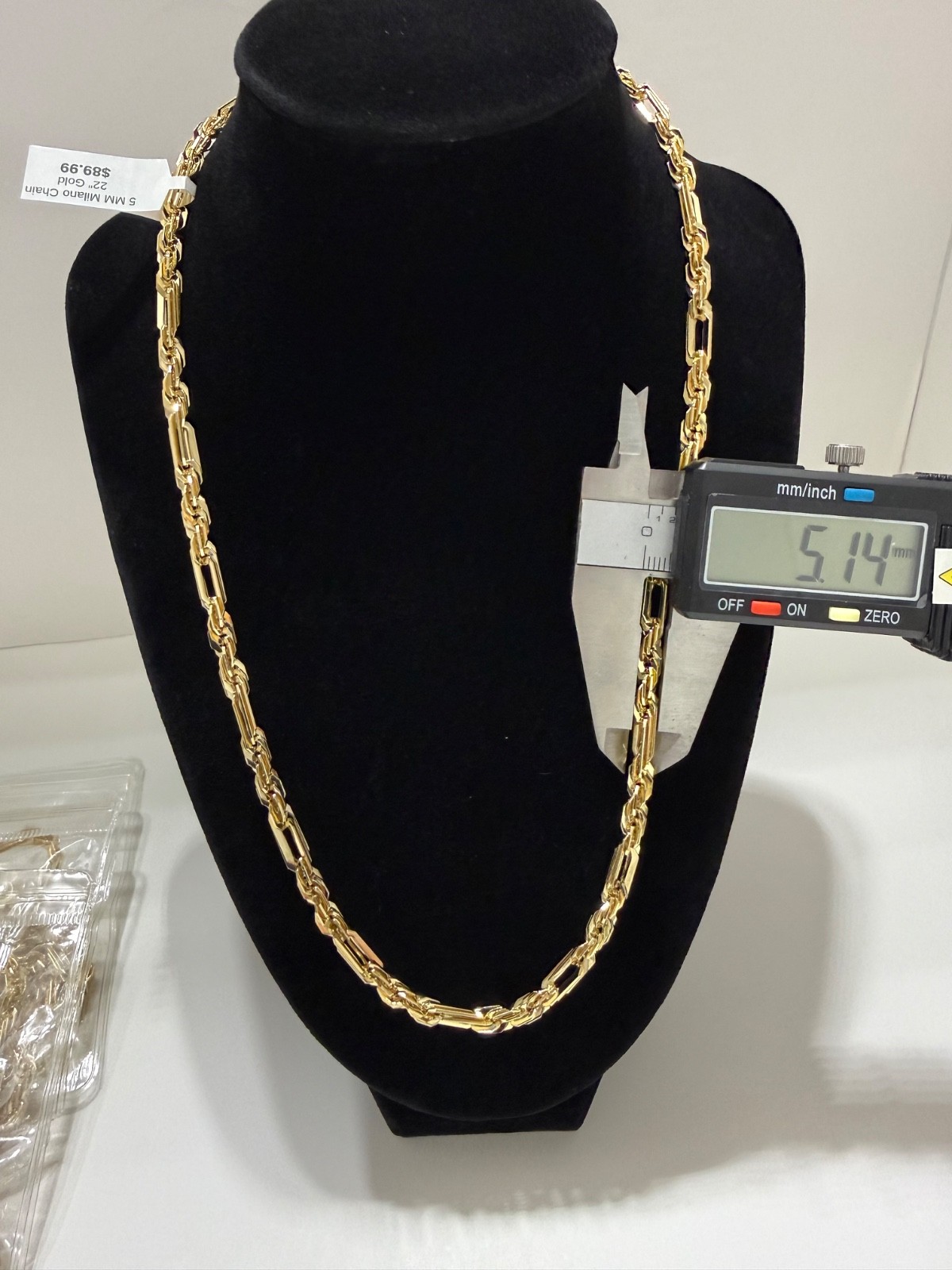 milano necklace & bracelet, you get both! 14k gold filled 21.5 & 8 inch 5mm