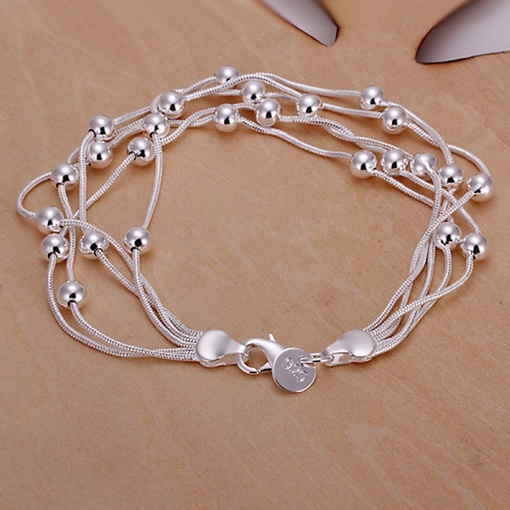 Women’s Unisex 925 Sterling Silver Bracelet Size 7.5 Inches 12MM Lobster L21