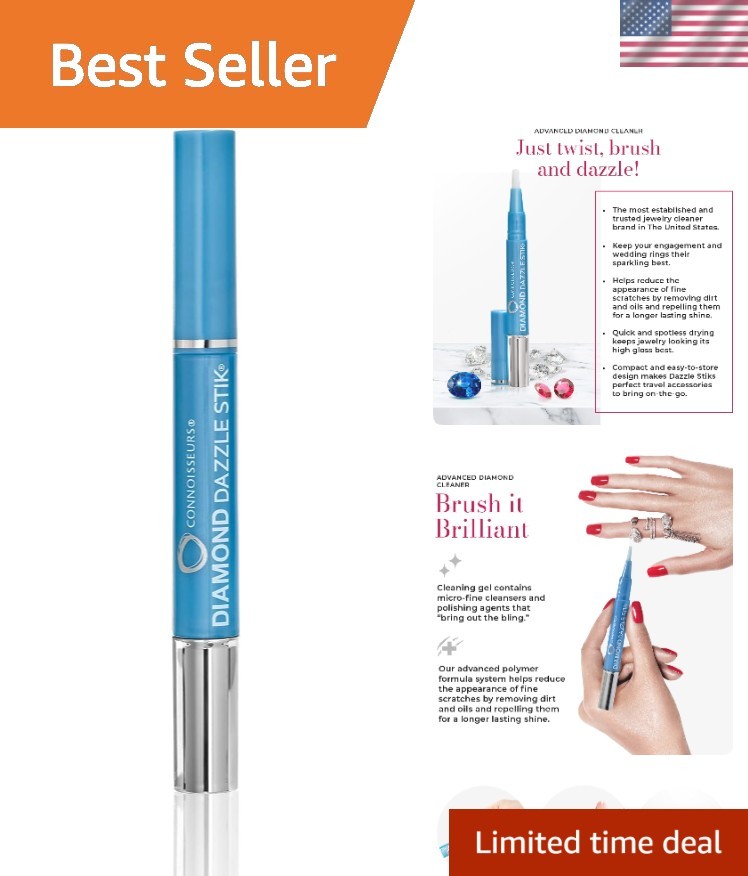 Fast-Drying Diamond Dazzle Stik – Non-Toxic Jewelry Cleaner for Precious Stones