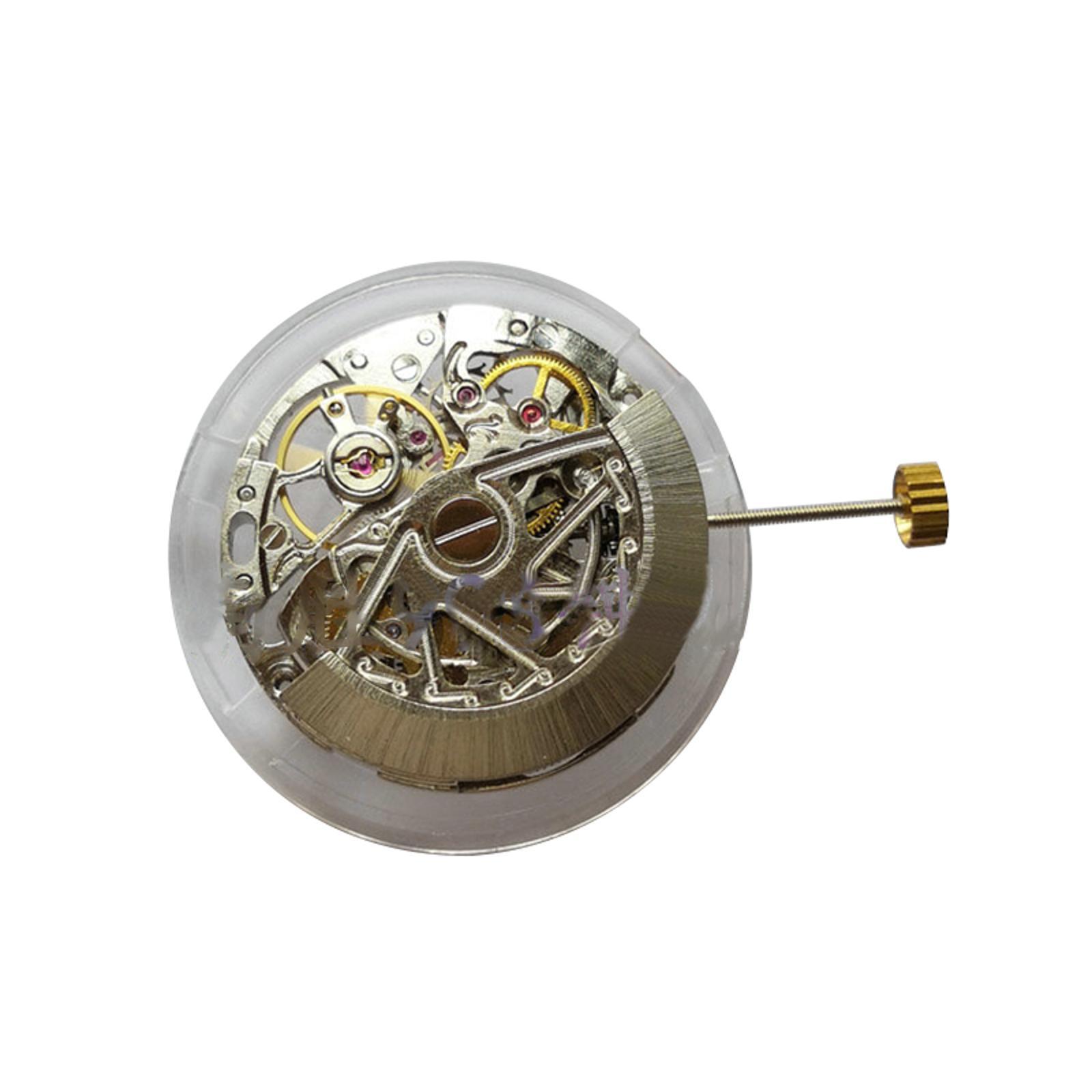 26mm 3-Hand Skeleton Automatic Mechanical Winding Watch Movement For Miyota 8205