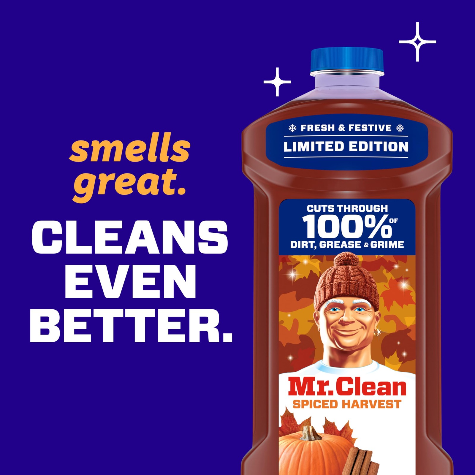 Mr. Clean All Purpose Cleaner, Cleaning Liquid, 41 Fl Oz (Pack of 1), Orange
