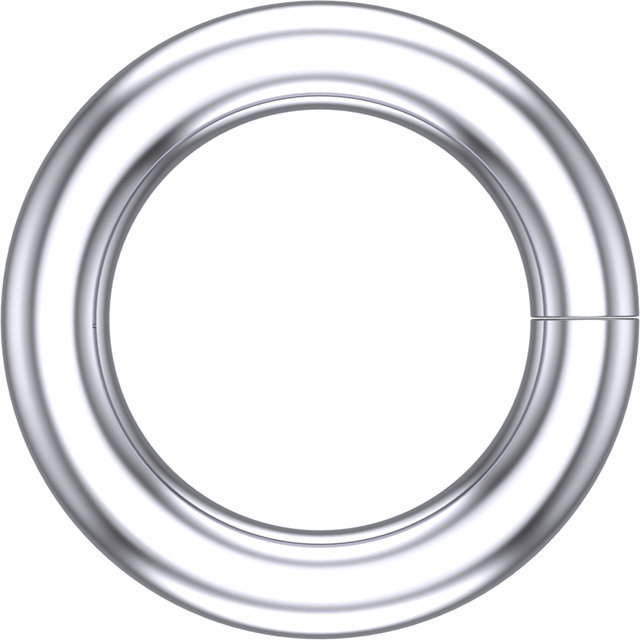 14K Solid Yellow/White Gold Round Open Jump Ring 16 Gauge 1.3mm Thick 5mm-9mm ID