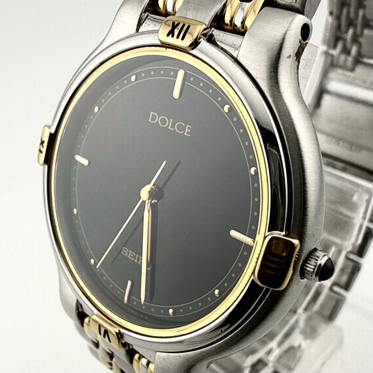 SEIKO 5E31 6000 Seiko DOLCE Men s Boys Wristwatch Working Battery Replaced B444