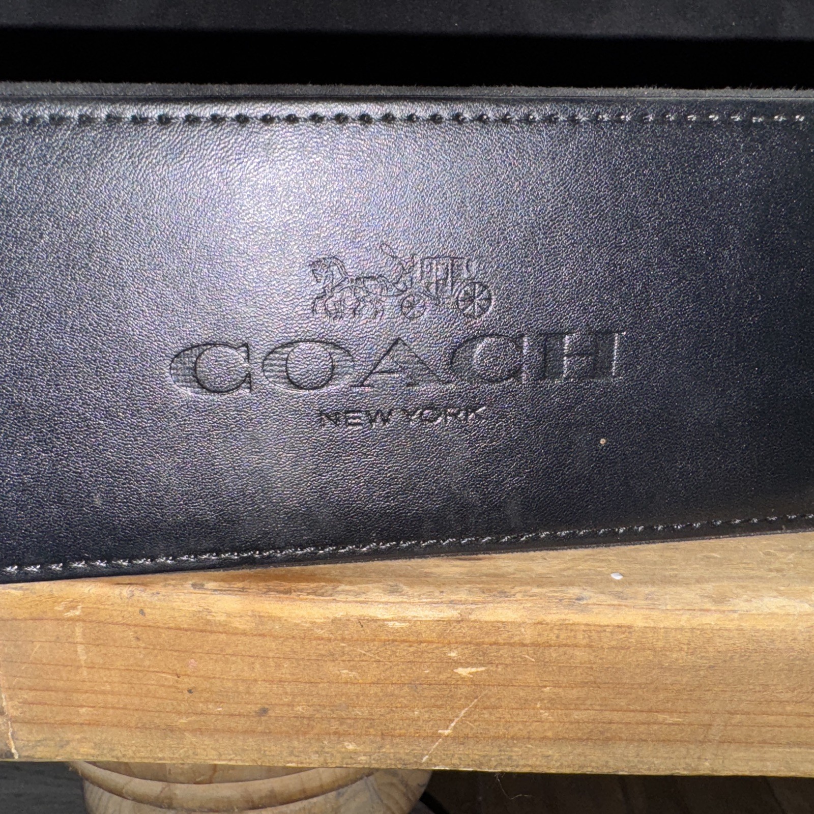 COACH Leather Box Case Organizer-Handmade In Spain 14” L x 8.5 W x 8” H
