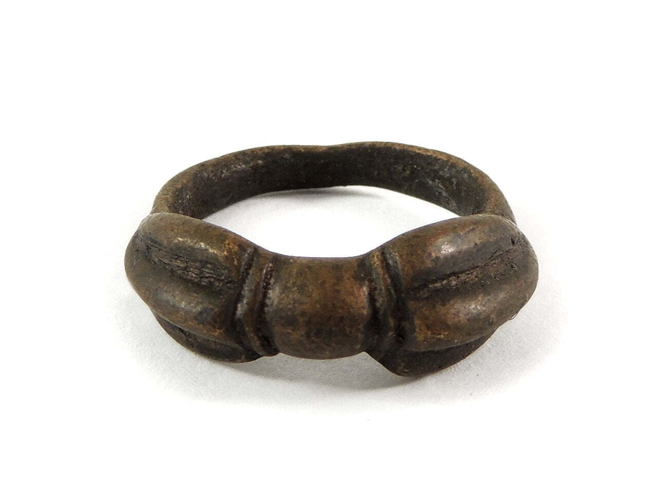 Tibetan Dorje Brass Ring Size 8.5