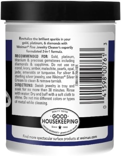 Comprehensive 6 Oz Fine Jewelry Cleaner – Revitalizes & Shines Precious Pieces