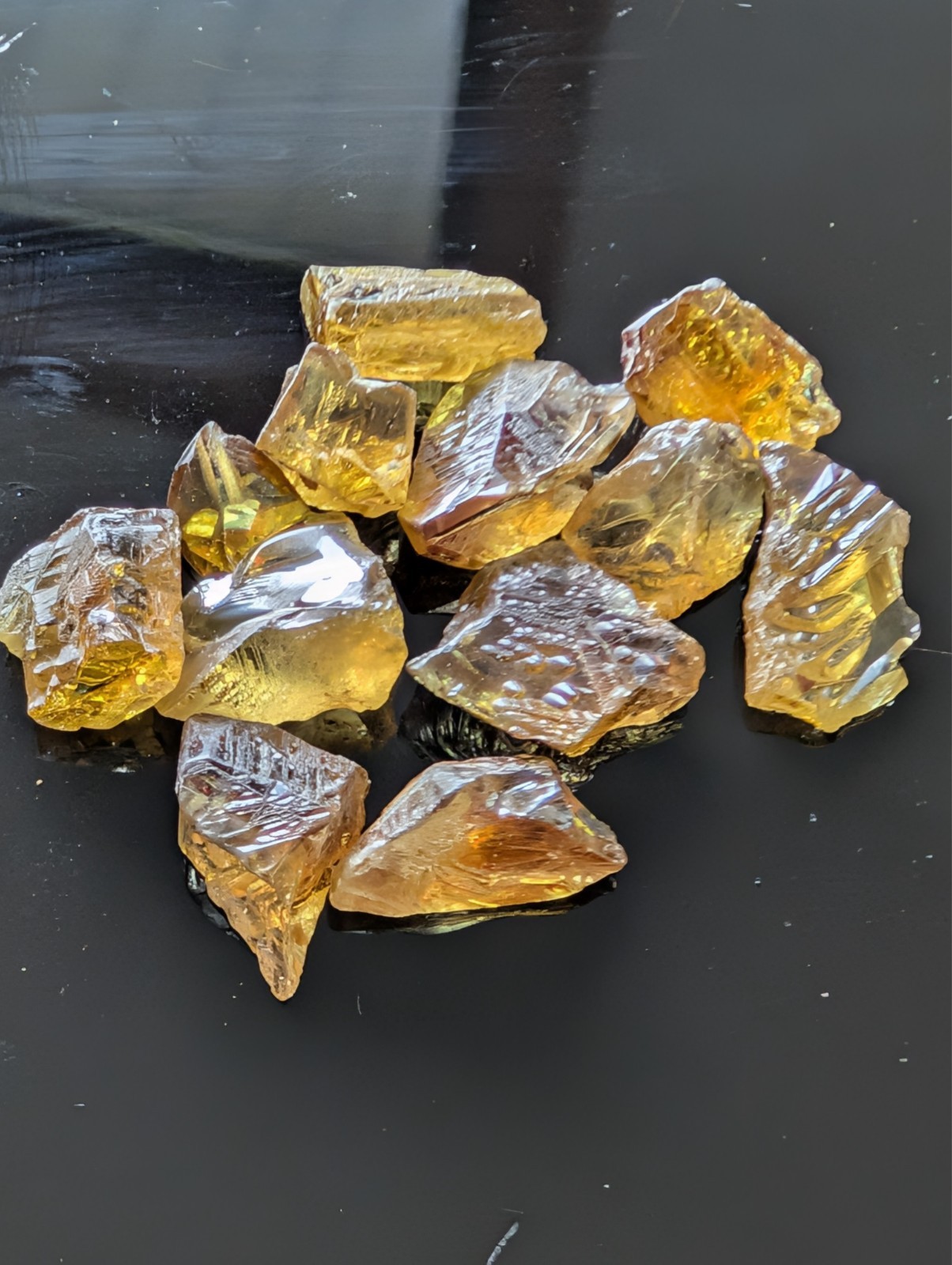 USA seller 25.43 ct IF flawless Sphene gemstone facet rough gemstone specimen
