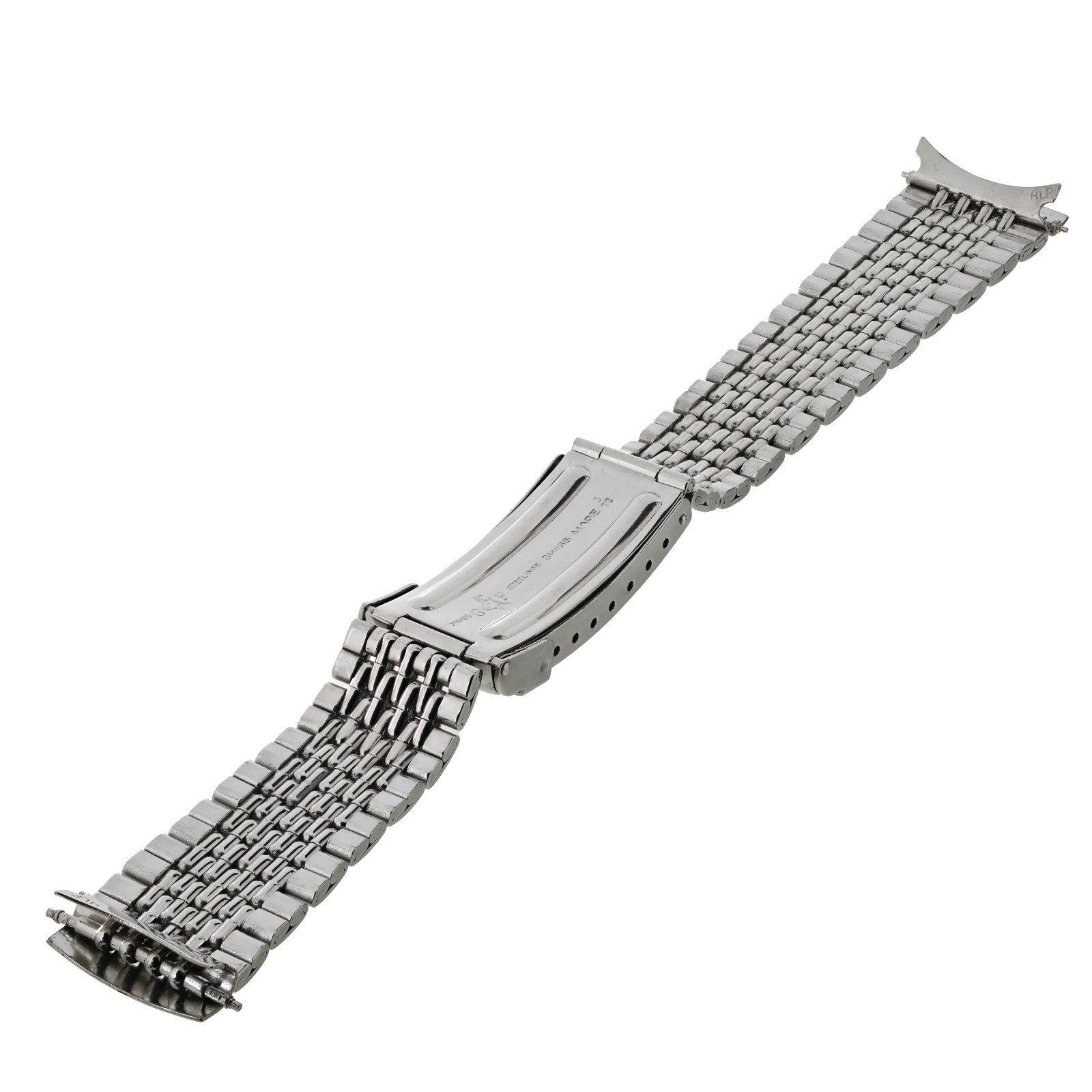 HEUER Gay Freres Single Grain BoR Bracelet, 20mm HLF endlinks for Autavia 1163