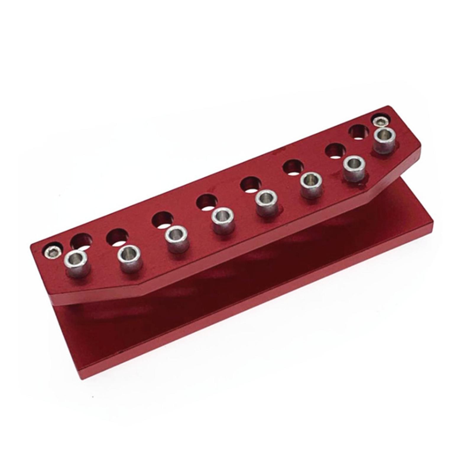 Portable Aluminum Alloy Screwdriver 8-Holder Base Rack Watchmaker Repair Tool