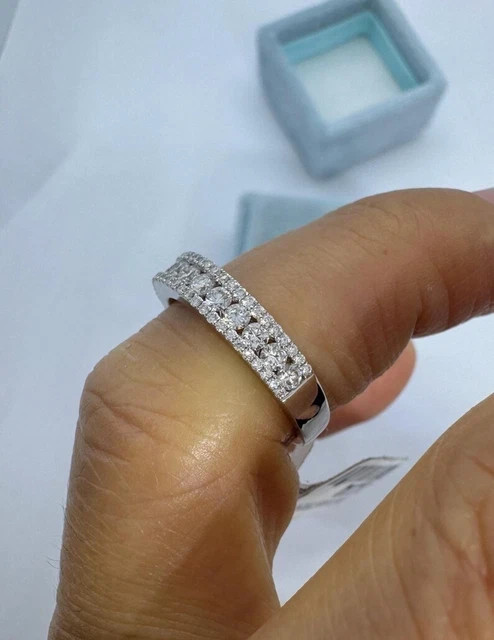 2Ct Round Cut lab-Created Engagement Ring 14K White Gold Plated