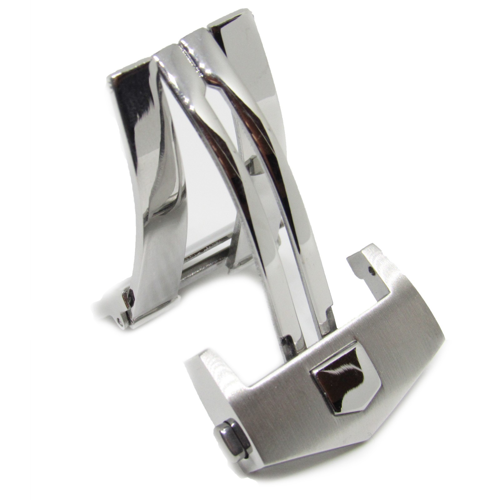 DISMAY 18MM DEPLOYMENT CLASP LEATHER STRAP BAND BUCKLE FOR FC5014