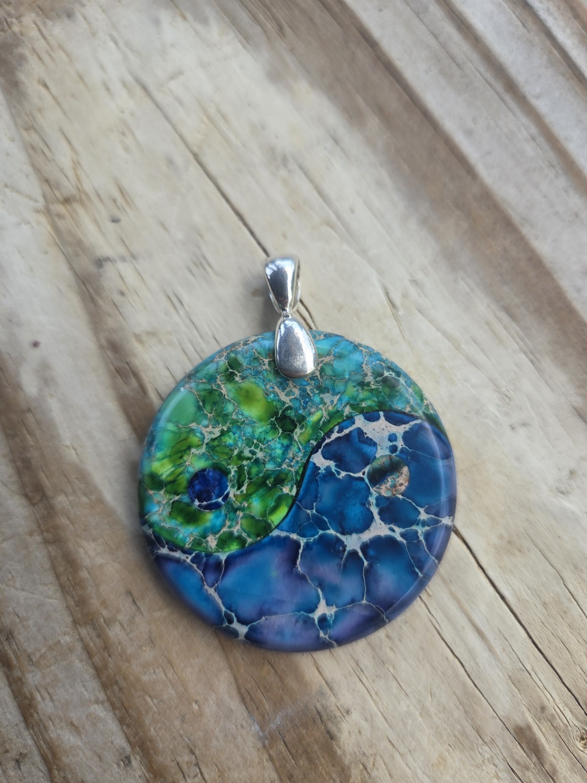 Yin Yang Jasper Pendant P31