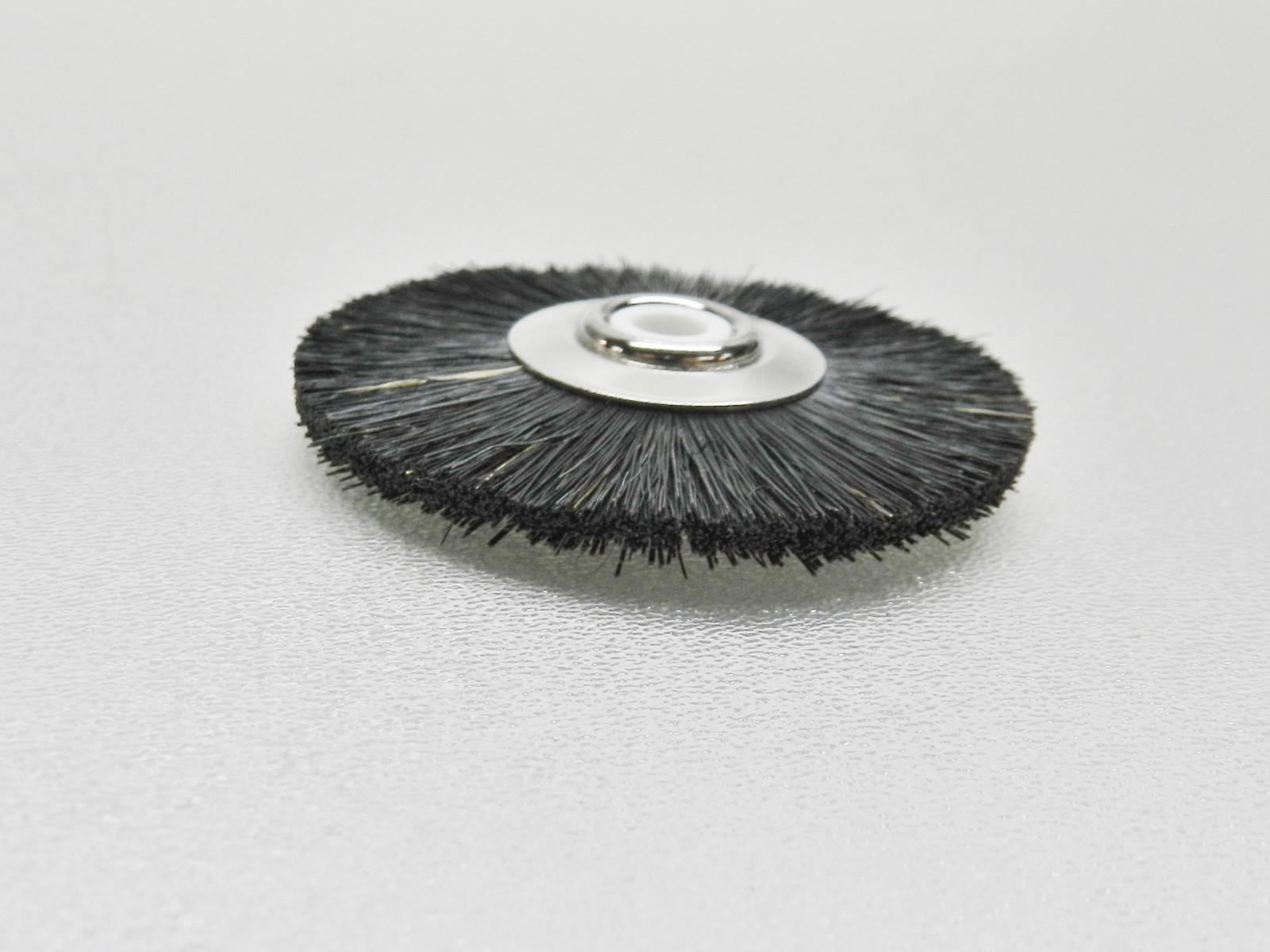 2″ Stiff Bristle Wheel Brush Metal Hub w/ Nylon Center Jewelry Clean and Polish