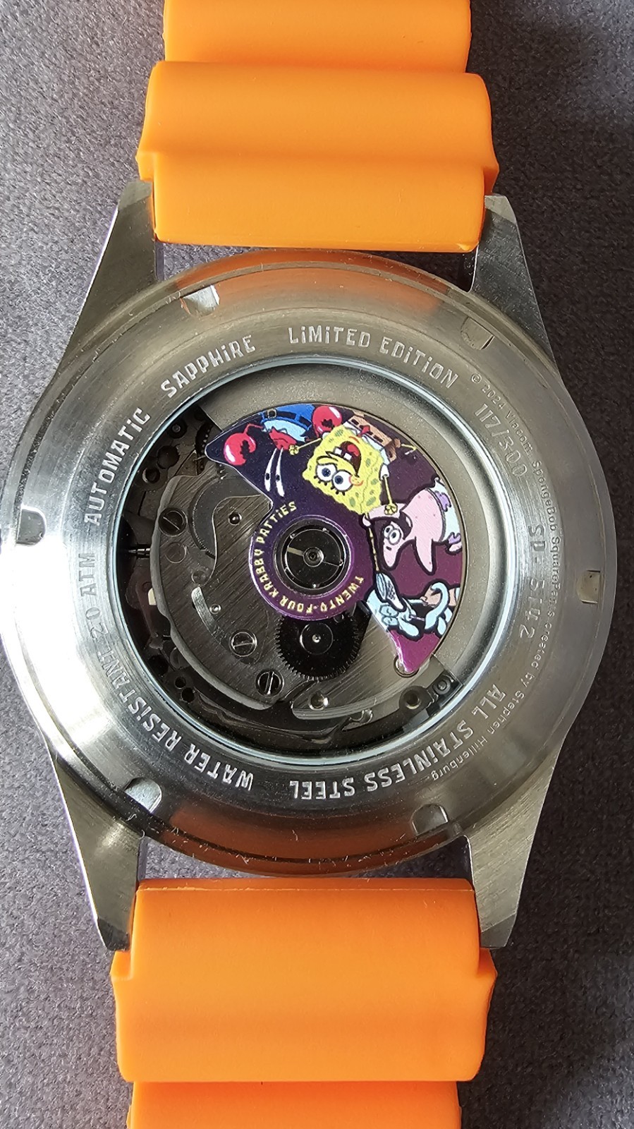 Spinnaker Cahill Automatic – SpongeBob Timekeeper Limited Edition Watch 117/300